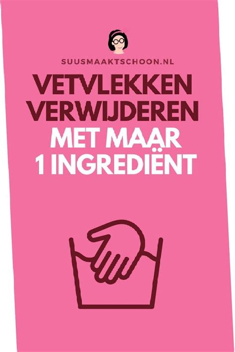 vetvlek uit kleding
